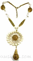 Indian ethnic necklace - click here for large view